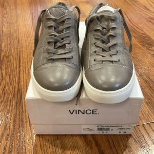 Vince leather sneakers Aston Woodsmoke LE size 9